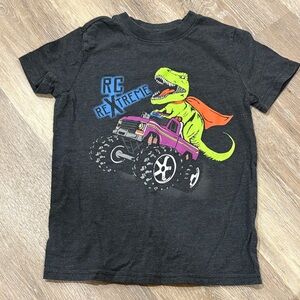 Cat & Jack Dino Truck Adventure Tee - Black